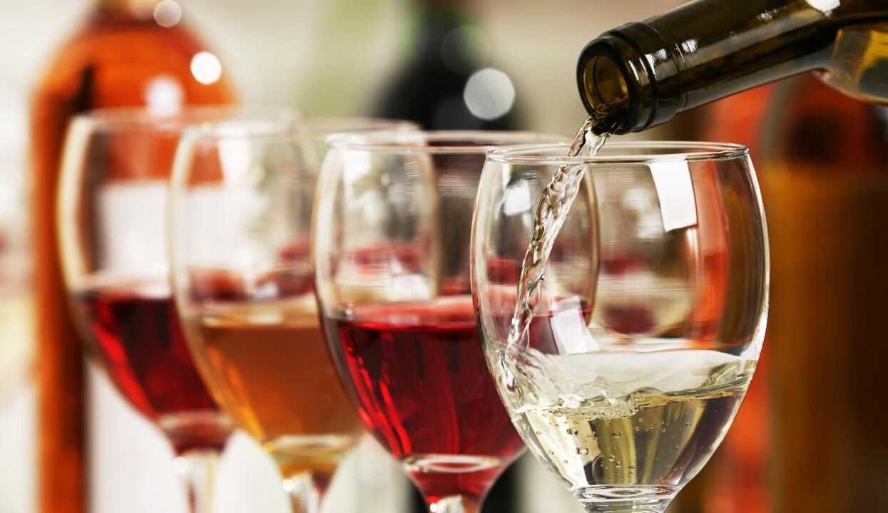Wine glasses